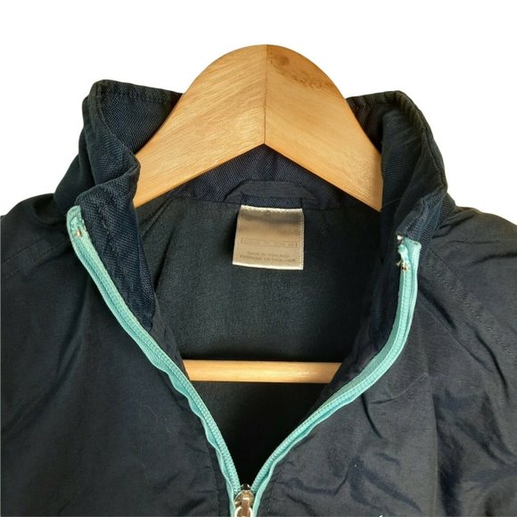Nike Windbreaker Jacket Packable Hood Lightweight Blue Womens XS Extra Small - Picture 3 of 11